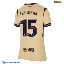Fotballdrakt Dame Barcelona Andreas Christensen #15 Bortedrakt 2025-26 Kortermet